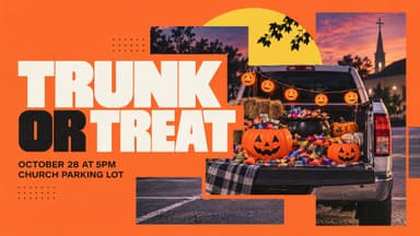 Trunk or Treat church graphic